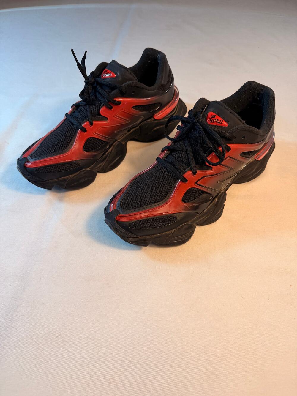New Balance 9060 Black Red Gradient